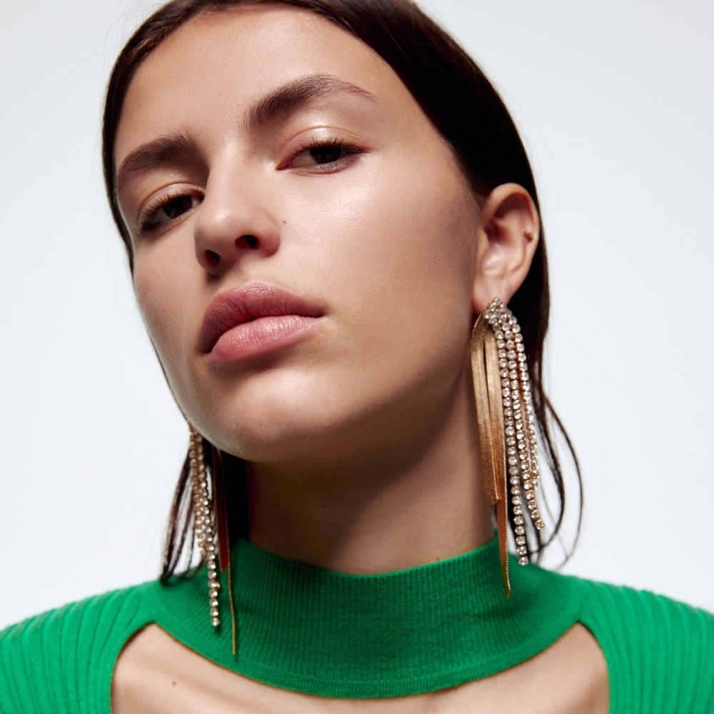 ZARA SPARKLY EARRINGS